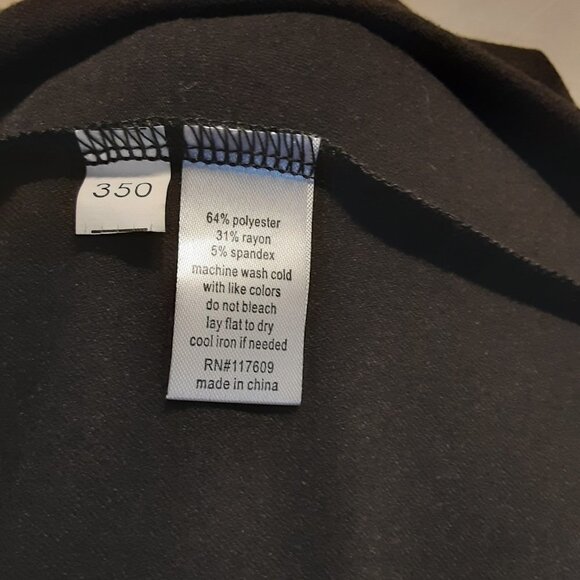 De Collection Midi Black Side Tie Rouched SZ M ❤ - Picture 6 of 9